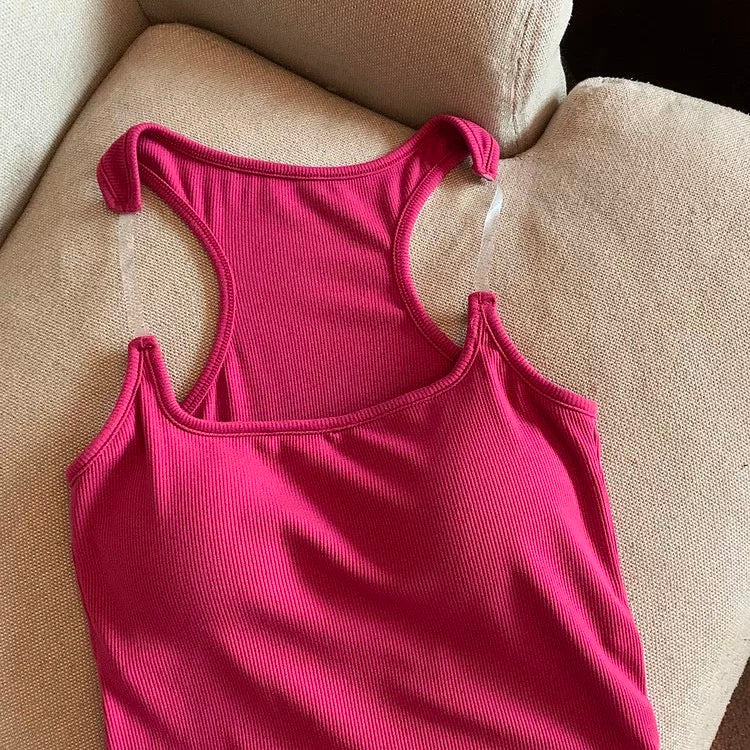 Nairobi Invisible Strap Built-In Bra camisole